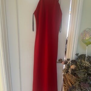 Calvin Klein Elegant Red Evening Gown